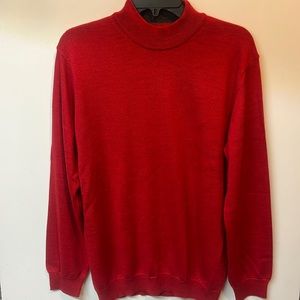 Mens Red Long Sleeve Pullover Sweater by “John Ashford” Size Small